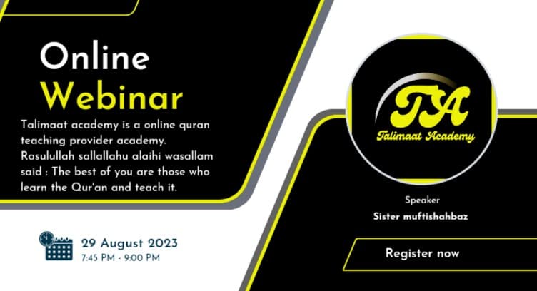 WEBNARS Talimaat academy trial class